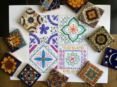 Teen Art Day: Talavera Tiles