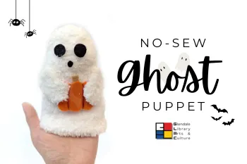 No-Sew Ghost Puppet