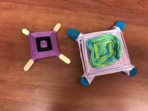 Make an Ojo de Dios Weaving Craft