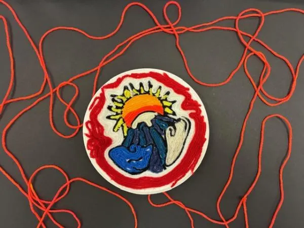 Hispanic Heritage Month: Huichol Yarn Painting