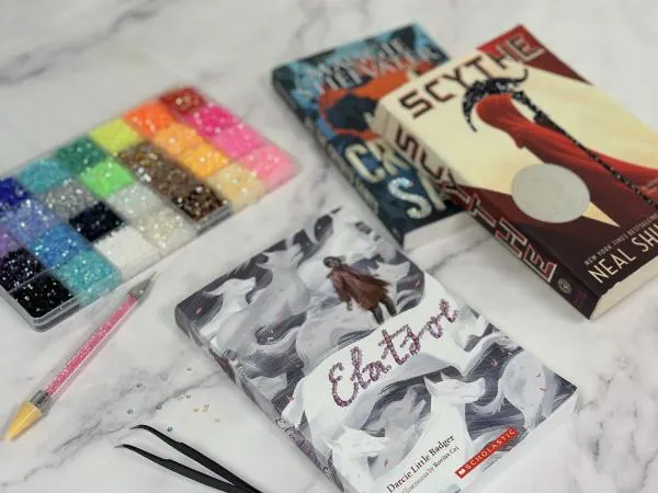 Teen Read Week: Rhinestone Book Covers