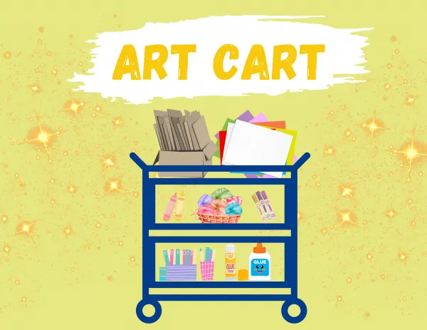 Early Artist Art Cart