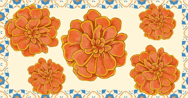 Paper Marigold Flowers